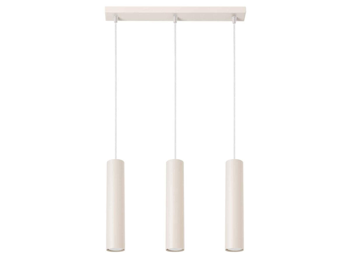 Lampa wisząca NOVEL 3L beżowa designerska