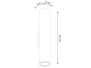 miniaturka Kinkiet NOVEL 2 beżowy skandynawski