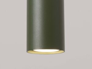 miniaturka Lampa wisząca NOVEL 3L zielona oliwka designerska