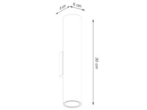 miniaturka Kinkiet NOVEL 2 zielony oliwkowy loftowy