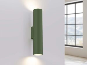 miniaturka Kinkiet NOVEL 2 zielony oliwkowy loftowy