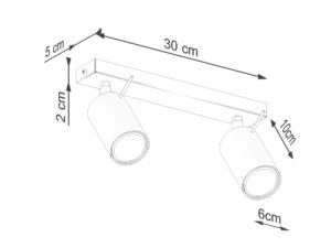 miniaturka Plafon RINTO 2 beżowy nowoczesny sufitowy