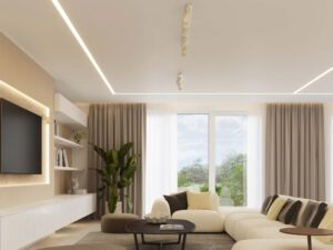 miniaturka Plafon RINTO 2 beżowy nowoczesny sufitowy