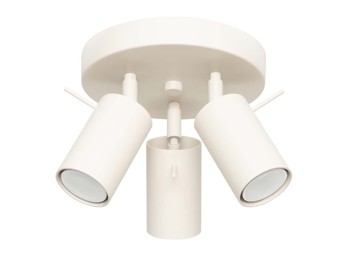 Plafon RINTO 3P beżowy elegancki