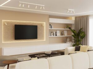 miniaturka Plafon RINTO 3P beżowy elegancki