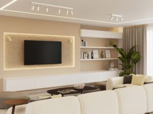 miniaturka Plafon RINTO 4L beżowy klasyczny