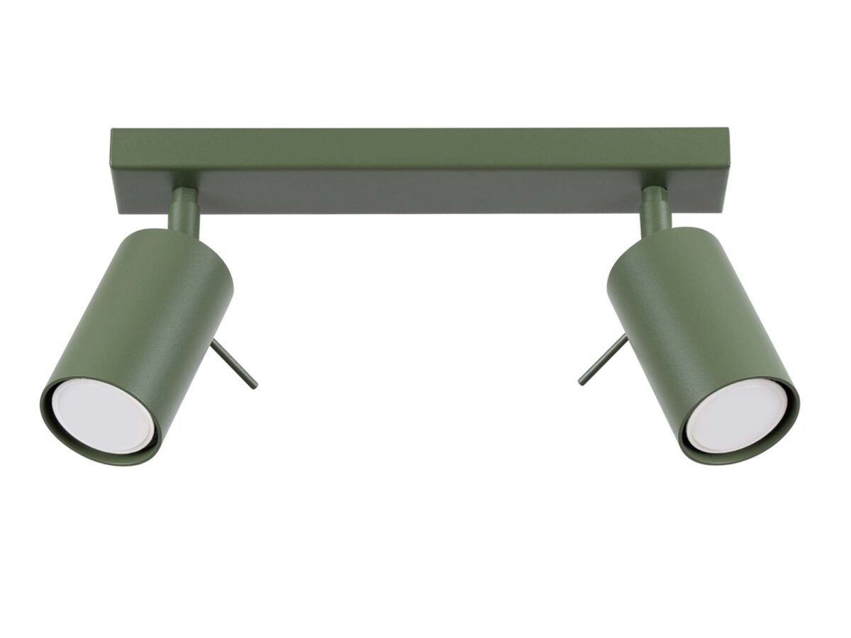 Plafon RINTO 2 zielony oliwkowy designerski