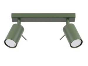 Plafon RINTO 2 zielony oliwkowy designerski