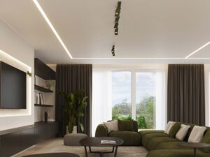 miniaturka Plafon RINTO 2 zielony oliwkowy designerski