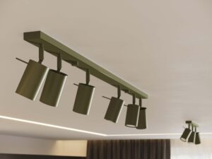 miniaturka Plafon RINTO 2 zielony oliwkowy designerski