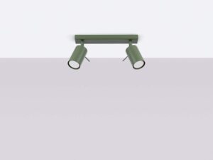 miniaturka Plafon RINTO 2 zielony oliwkowy designerski