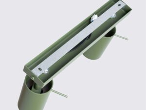 miniaturka Plafon RINTO 2 zielony oliwkowy designerski