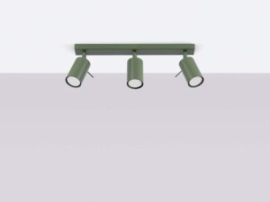 miniaturka Plafon RINTO 3L zielony oliwkowy skandynawski