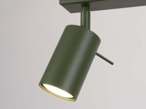 miniaturka Plafon RINTO 3L zielony oliwkowy skandynawski