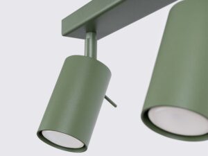 miniaturka Plafon RINTO 3L zielony oliwkowy skandynawski
