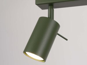 miniaturka Plafon RINTO 4L zielony oliwkowy nowoczesny