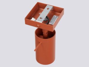 miniaturka Kinkiet RINTO ochra czerwona designerski