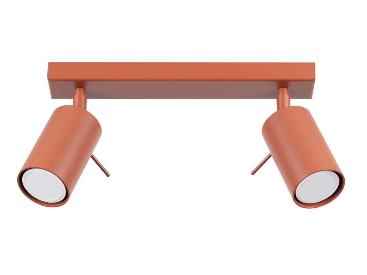 Plafon RINTO 2 ochra czerwona nowoczesny