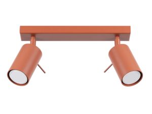 Plafon RINTO 2 ochra czerwona nowoczesny