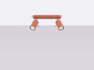 miniaturka Plafon RINTO 2 ochra czerwona nowoczesny