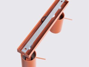 miniaturka Plafon RINTO 2 ochra czerwona nowoczesny