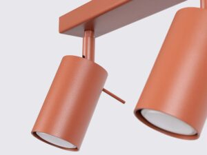 miniaturka Plafon RINTO 2 ochra czerwona nowoczesny