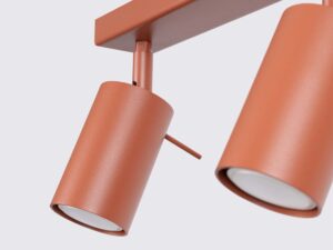 miniaturka Plafon RINTO 4L ochra czerwona designerski