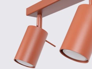 miniaturka Plafon RINTO 6L ochra czerwona nowoczesny