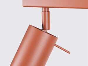 miniaturka Plafon RINTO 6L ochra czerwona nowoczesny