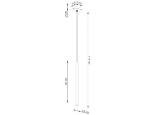 miniaturka Lampa wisząca VARIO 1 beżowa elegancka