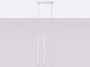 miniaturka Lampa wisząca VARIO 3 beżowa nowoczesna