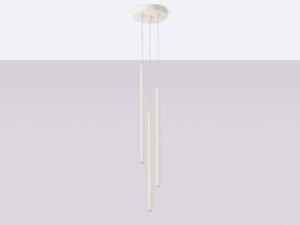 miniaturka Lampa wisząca VARIO 3P beżowa designerska