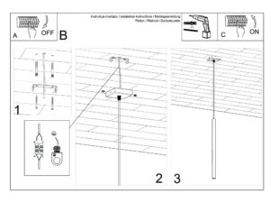miniaturka Lampa wisząca VARIO 1 zielona oliwka skandynawska