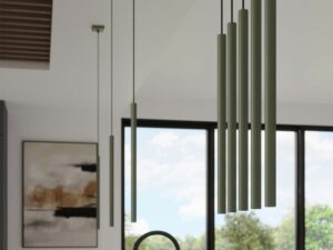 miniaturka Lampa wisząca VARIO 1 zielona oliwka skandynawska