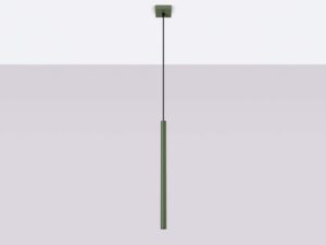 miniaturka Lampa wisząca VARIO 1 zielona oliwka skandynawska