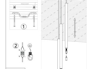 miniaturka Lampa wisząca VARIO 3P zielona oliwka elegancka