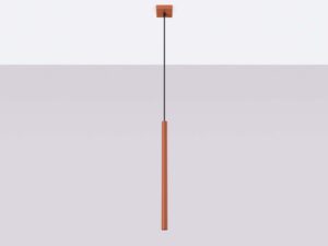 miniaturka Lampa wisząca VARIO 1 ochra czerwona nowoczesna