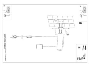 miniaturka Kinkiet NIMBO E27 z włącznikiem nowoczesny