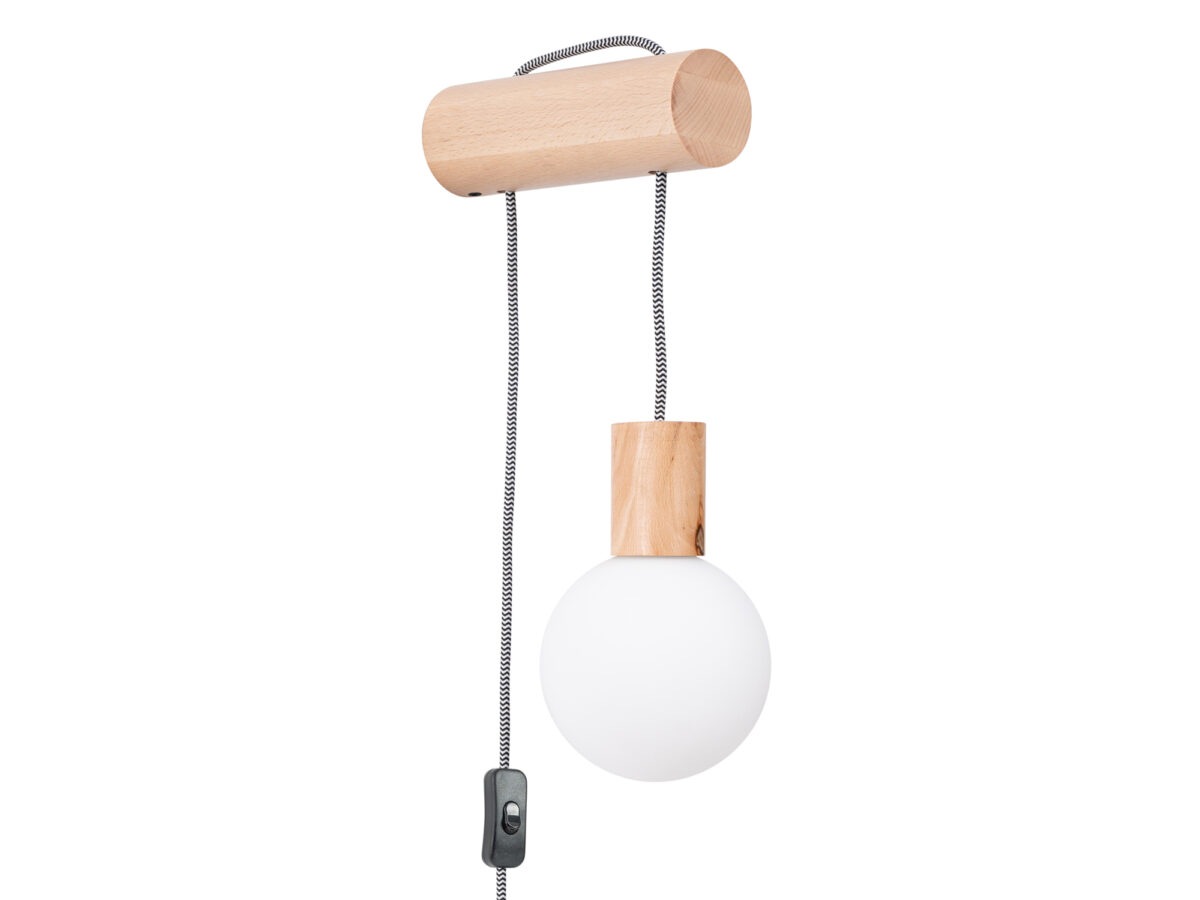 Kinkiet NIMBO G9 z włącznikiem designerski