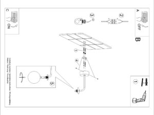 miniaturka Kinkiet ASTROL 1 biały nowoczesny
