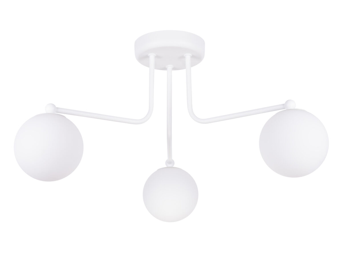 Żyrandol ASTROL 3 biały elegancki