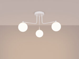 miniaturka Żyrandol ASTROL 3 biały elegancki