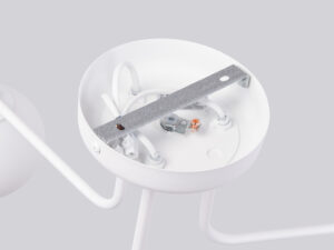 miniaturka Żyrandol ASTROL 3 biały elegancki