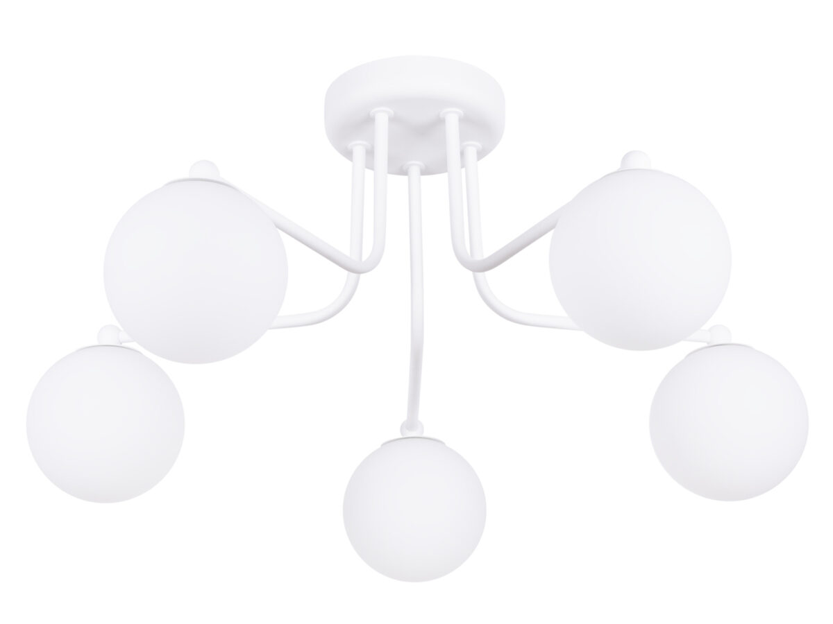 Żyrandol ASTROL 5 biały klasyczny