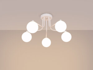 miniaturka Żyrandol ASTROL 5 biały klasyczny