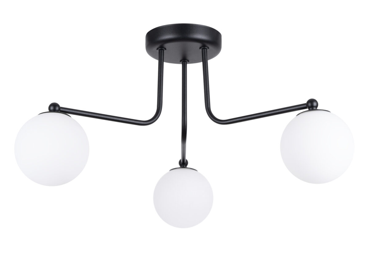 Żyrandol ASTROL 3 czarny designerski