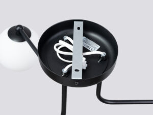 miniaturka Żyrandol ASTROL 3 czarny designerski