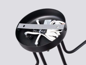 miniaturka Żyrandol ASTROL 5 czarny nowoczesny