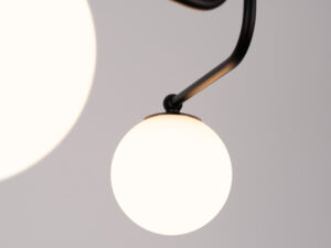 miniaturka Żyrandol ASTROL 5 czarny nowoczesny