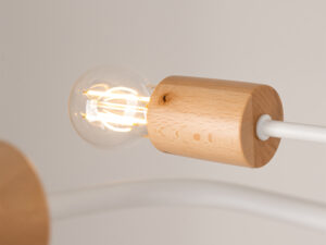 miniaturka Żyrandol TIMBRA 4 biały elegancki LED